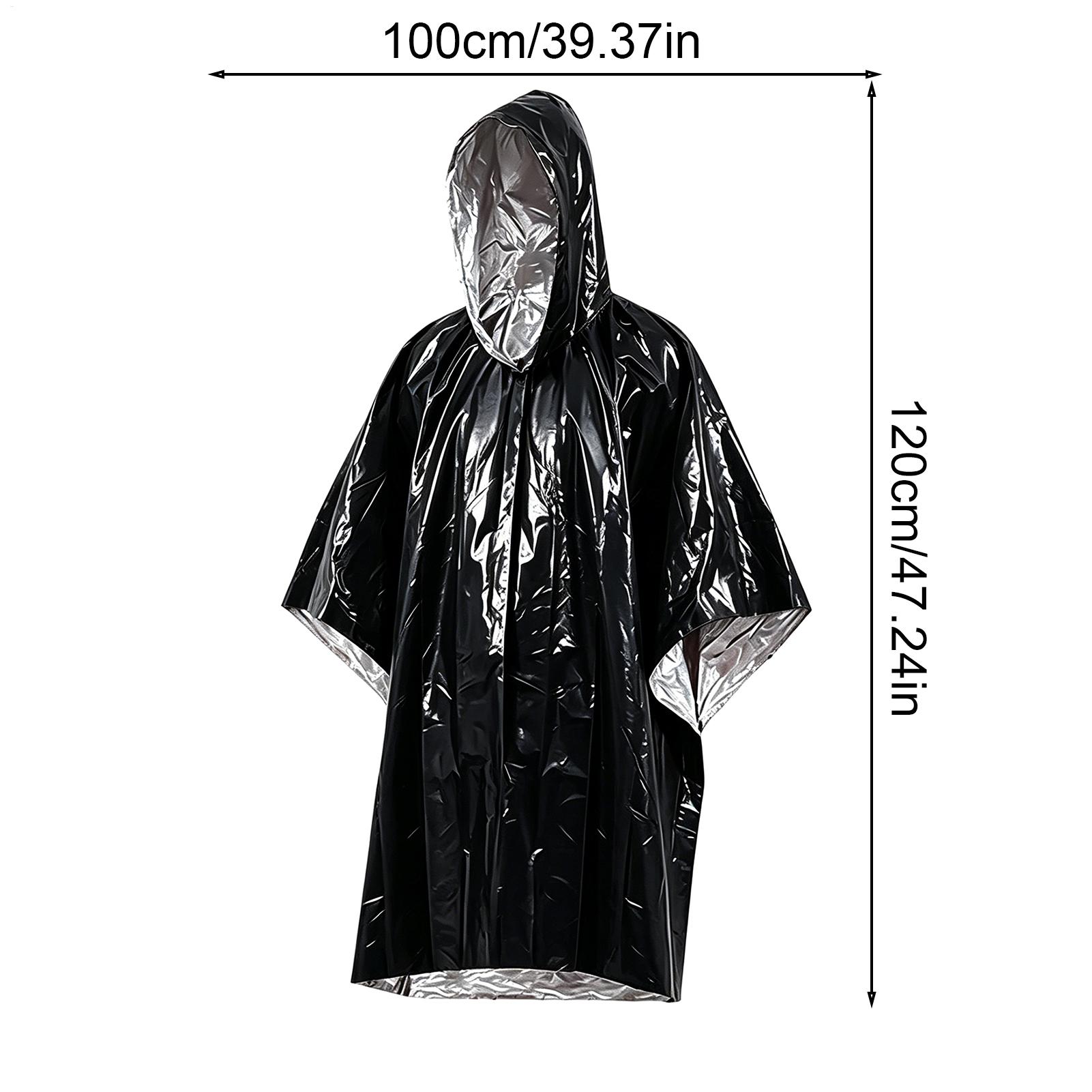 قطعة واحدة من معطف المطر الحرا - مراجعة Emergency Poncho Rain وسعره