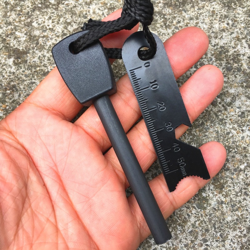 مجموعة أدوات إشعال النار للبقا - مراجعة Magnesium Fire Starter وسعره