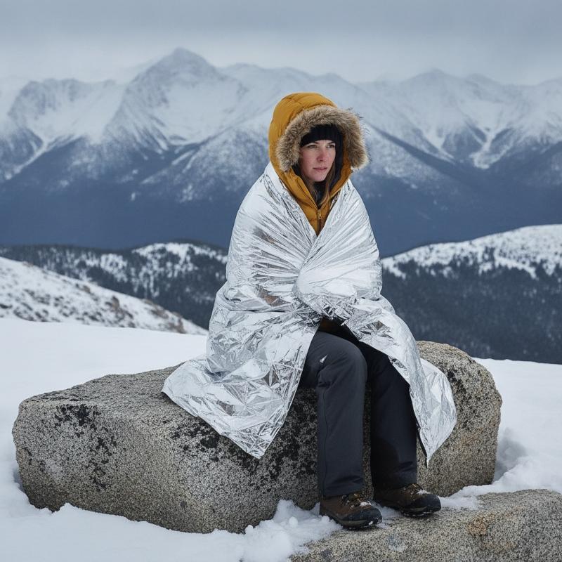 5 قطع من البطانيات الحرارية ال - مراجعة Survival Blanket Reflective وسعره