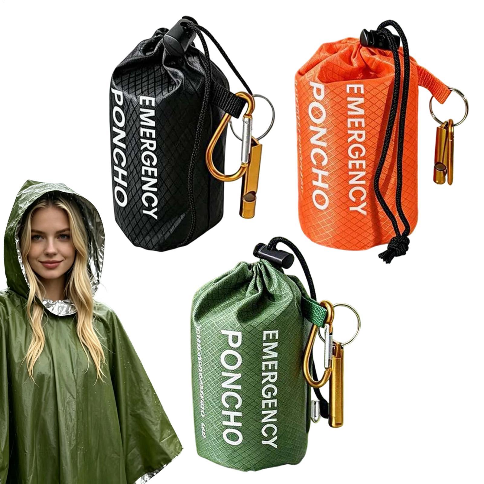 3 قطع: معطف واقٍ من المطر للطو - مراجعة Emergency Poncho Rain وسعره