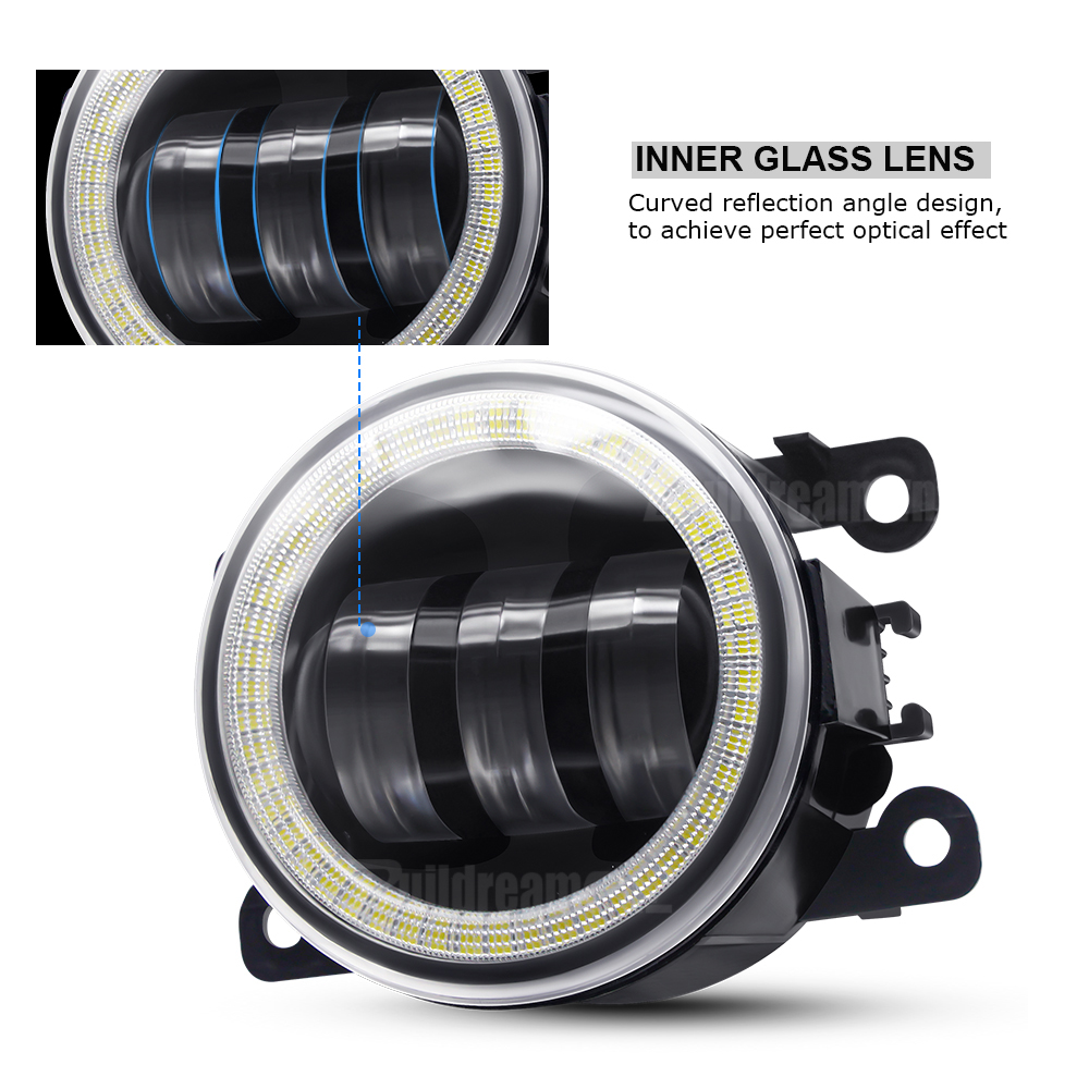2 قطع الملاك العين الضباب الخف - مراجعة Compass Lensatic وسعره