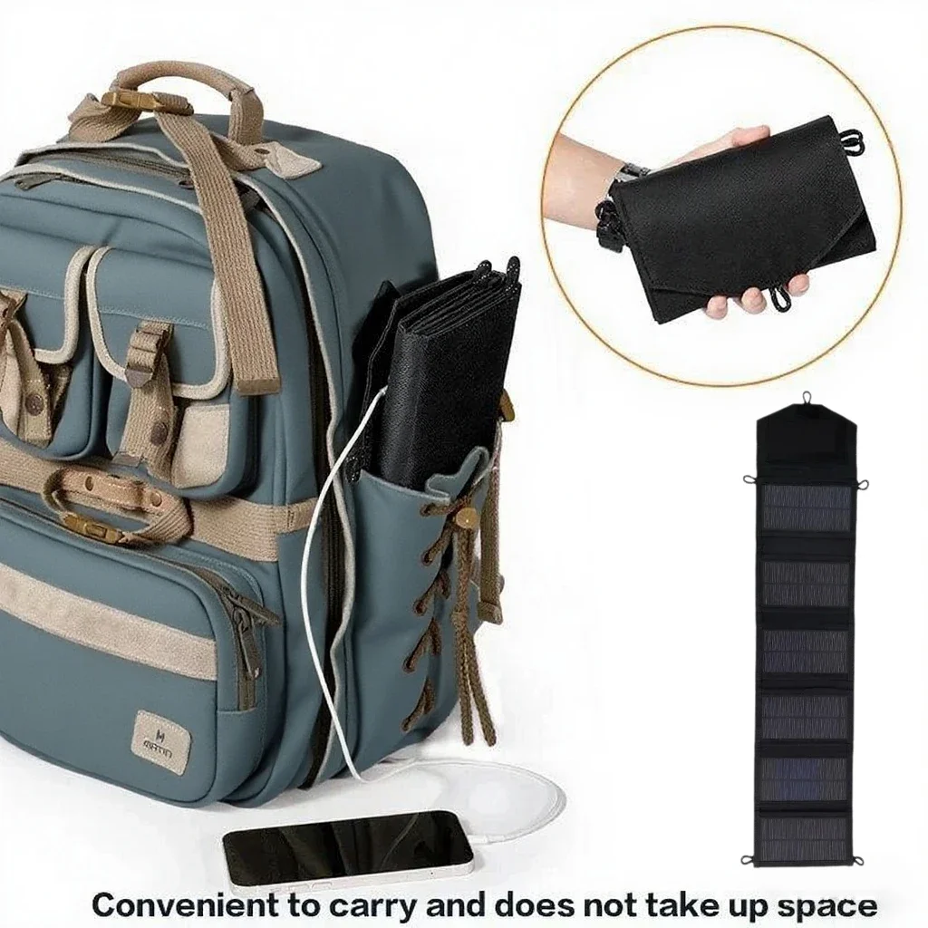 شاحن لوحي شمسي قابل للطي، بقوة - مراجعة Solar Emergency Charger وسعره